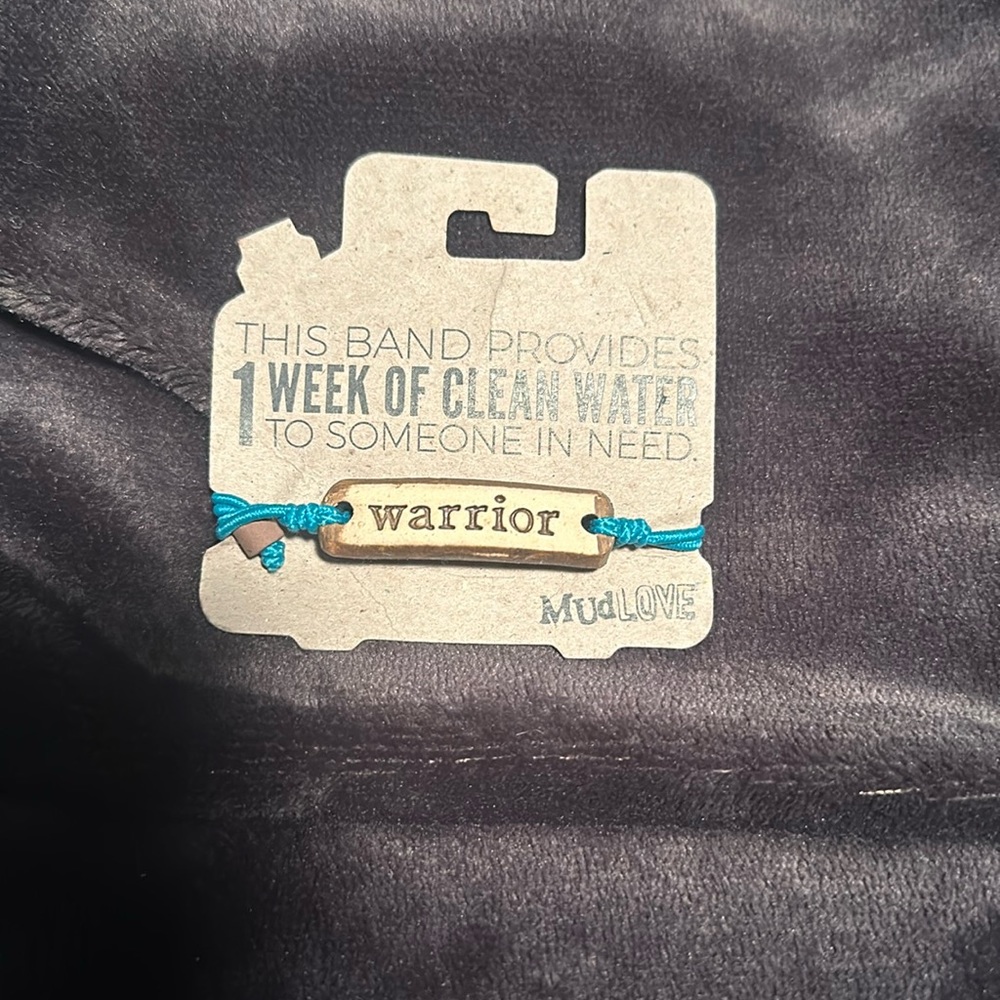 NEW MudLOVE Classic Band WARRIOR Stretch Bracelet